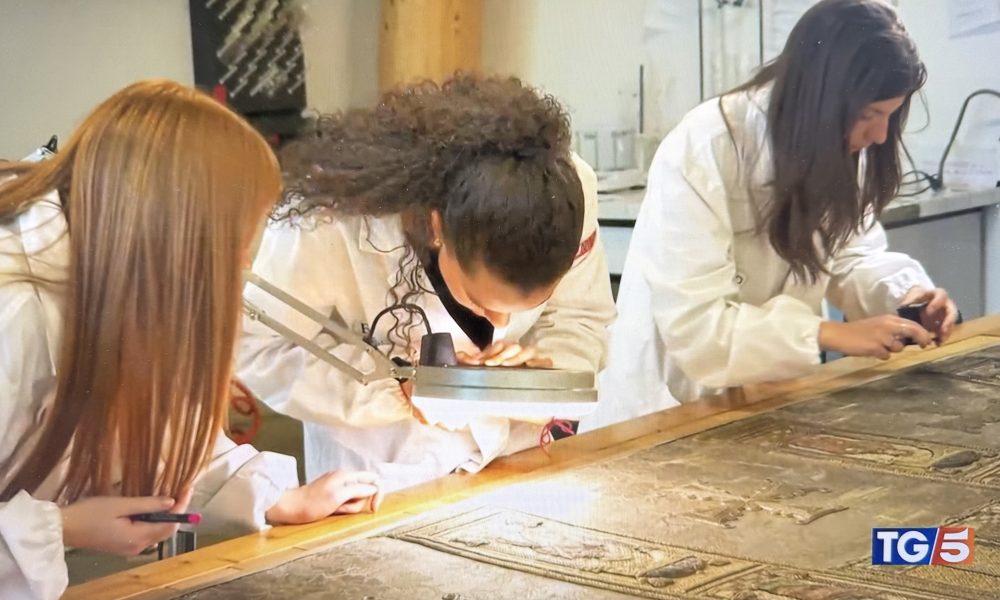 Il TG5 porta in onda le attività della Scuola di Restauro di Botticino